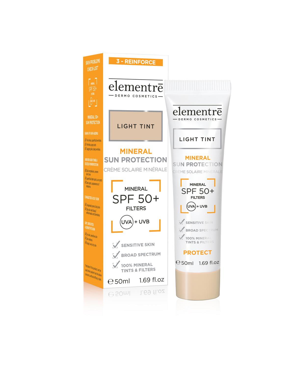 SPF 50+ Mineral Sun Protection Cream - Light Tint 50ml