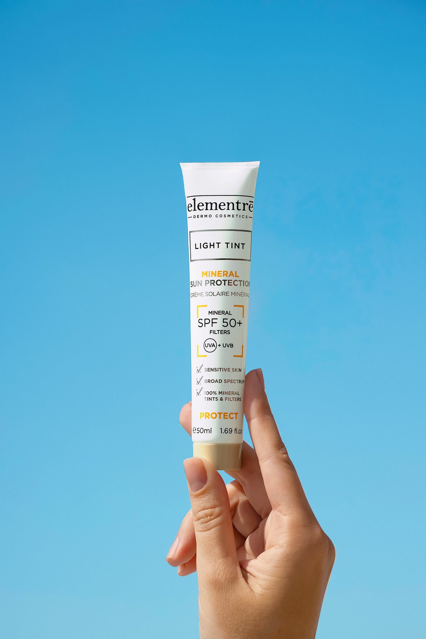 SPF 50+ Mineral Sun Protection Cream - Light Tint 50ml