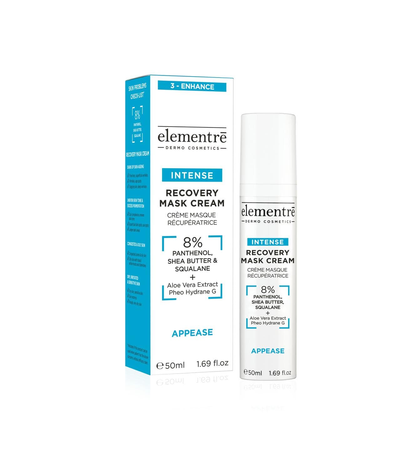 8% Panthenol, Shea Butter & Squalane Recovery Mask Cream 50ml